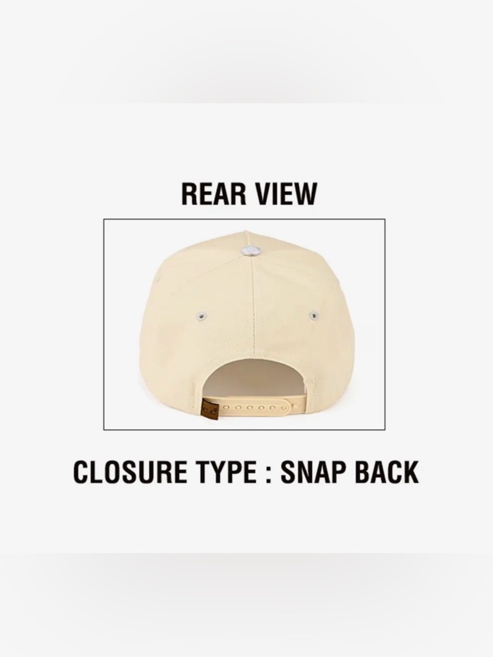 CC Boutique Cream Baseball Cap with Pink 'HOWDY' Embroidery - Picture 3 of 3